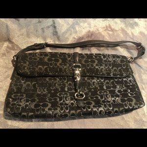 Black Coach Clutch